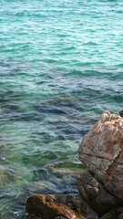 rocks in water