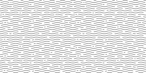 wave seamless pattern gift wrapping paper doodle tile background repeat wallpaper abstract isolated illustration design