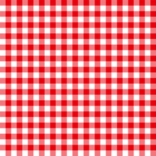 Red White Plaid Traditional Seamless Texture