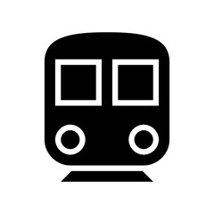 Poster - Train vector icon. railway illustration sign. Tram symbol. Public transport logo. 