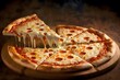 cheese pizza created using Generative AI Technology