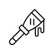 putty knife icon for your website design, logo, app, UI. 