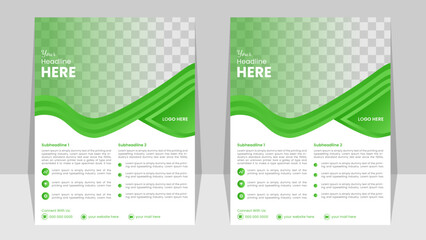 Corporate creative colorful business flyer abstract,vector, template design