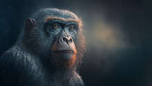 Portrait Of A Chimpanzee, Generative Ai