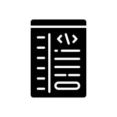 coding icon for your website design, logo, app, UI. 
