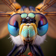 © Dmytro Titov - a macro image of dragonfly on a stem