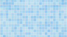 Ceramic Blue Pastel Seamless Tile Pattern, Bathroom And Pool Tile, Tile Background, Ceramic Tile Wall, Blue Pastel Background