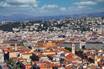 Wall Mural - Nice cityscape summer season France