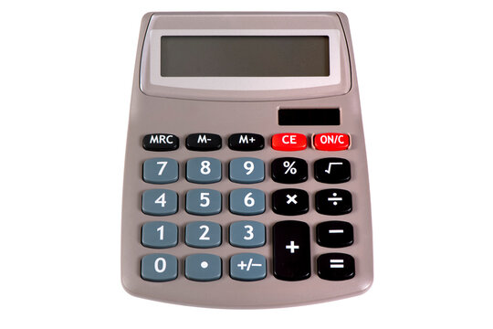 Fototapete - isolated calculator over transparent background