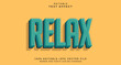 © Artzi - Editable text style effect - Relax text style theme.