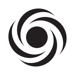 Wall Mural - vortex icon logo vector design template