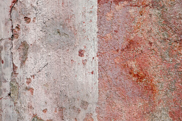 Sticker - Detail of worn out wall paint layers