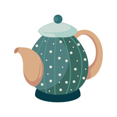 Poster - tea kettle illustration