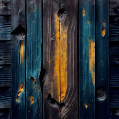 Shou Sugi Ban dyed wood surface abstract background. Decorative timber panels closeup, detailed wooden texture. Natural vintage colored wood material abstract pattern.