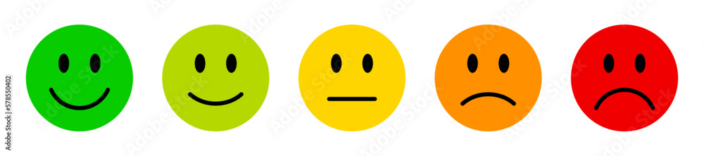 Smiley icon set Stock Vector | Adobe Stock