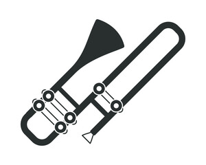 Sticker - tuba trumpet instrument musical