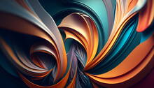 Colorful Abstract Wallpaper Modern Background, Ai Generated