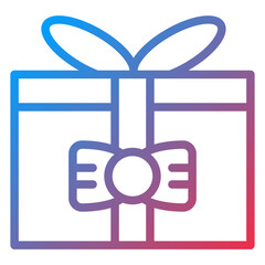 Sticker - Vector Design Gift Box Icon Style