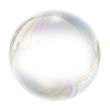canvas print picture - soap bubble isolated on a transparent background detergent  foam bubbles  PNG