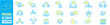 © yukipon00 - Speaking, communication, speech bubble, talking, consultation, conversation and discussion icon set.