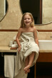 © triocean - Portrait of cute little girl wrapped in towel in the bathroom