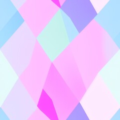 Poster - Abstract geometric seamless pattern featuring graphic design cubes, with a seamless background in pale colors, generative ai