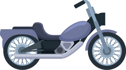 Cruiser chopper icon cartoon vector. Bike rider. Motor classic