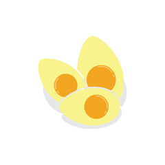 Wall Mural - Chicken eggs logo icon and symbol vector