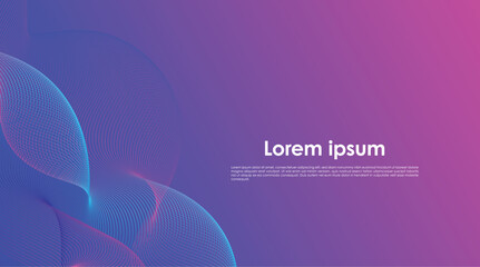 Wall Mural - Abstract Blue Wave Background Vector File
