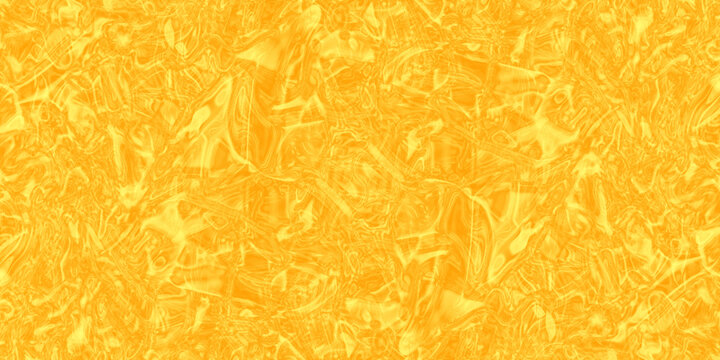 Fototapete - Abstract crystalized orange or yellow crumpled paper, Shiny and glossy marble texture, Beautiful and crystal yellow texture, beautiful liquid marble pattern, modern oil painted pattern on paper.	