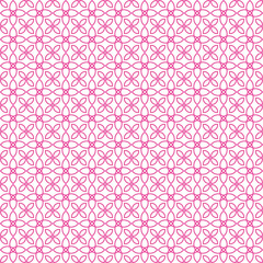 Geometric floral seamless pattern background