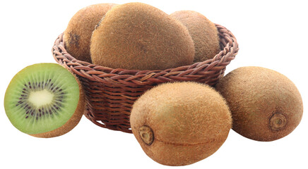 Sticker - Kiwi fruits in a basket