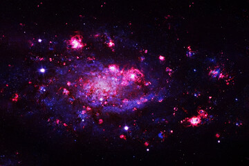 Beautiful starry space background. Elements of this image furnishing NASA.