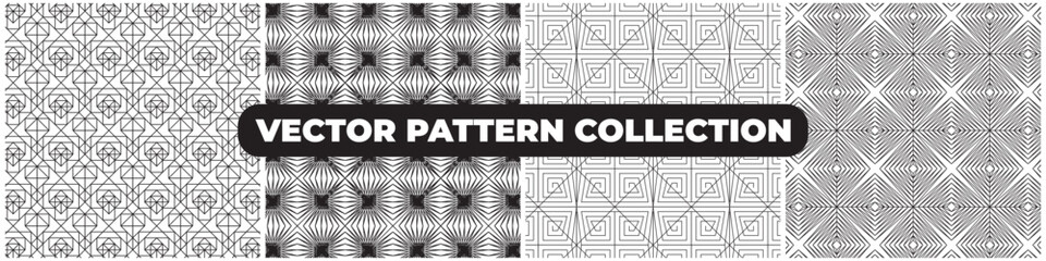 Wall Mural - collection of Essential Geometry Patterns