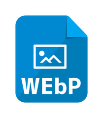File formats vector icon illustration | WEbP