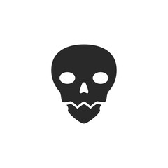 Poster - Skull logo icon vector