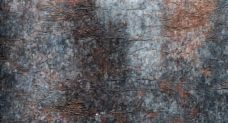 Wall Mural - Wallpaper with Grunge vintage fabric. Abstract background generative ai