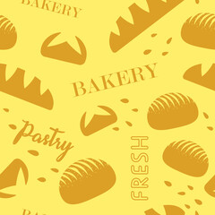 Wall Mural - Bakery organic and tasty food production print