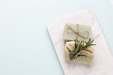 Sticker - Handmade natural soap with herbal.