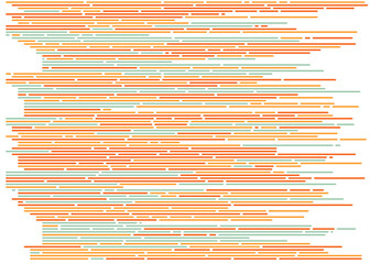 Code on screen vector illustration, flat cartoon coding lines simulation