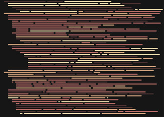Code on screen vector illustration, flat cartoon coding lines simulation