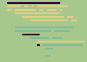 Code on screen vector illustration, flat cartoon coding lines simulation