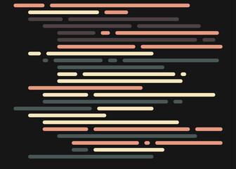 Code on screen vector illustration, flat cartoon coding lines simulation