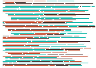 Code on screen vector illustration, flat cartoon coding lines simulation