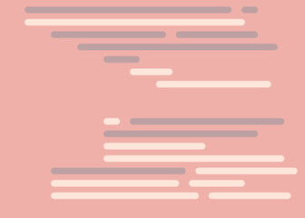 Code on screen vector illustration, flat cartoon coding lines simulation