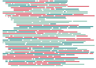 Code on screen vector illustration, flat cartoon coding lines simulation