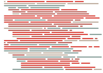 Code on screen vector illustration, flat cartoon coding lines simulation