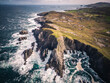Veduta aerea sulla scogliera di Capo Malin, la location più a nord di tutta l'Irlanda.