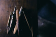 © primipil - Tools sculptor for create sculpt bust clay human sculpture. Statue craft creation workshop.