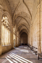 interior of the catedral de santa maria de segovia at segovia, castilla y leon, spain